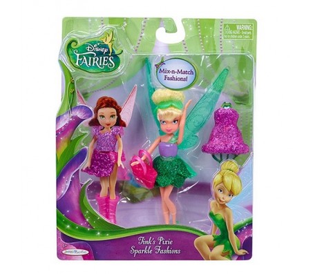 Кукла с волосами и платьем (3 в асс-те) Дисней ФеиКуклы Феи Диснея (Disney Fairies)